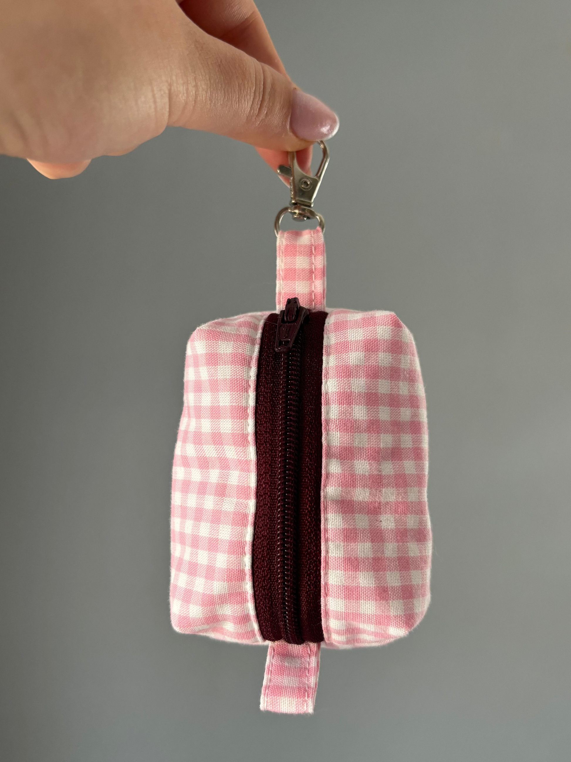 Mini Täschchen Rosa-Kariert