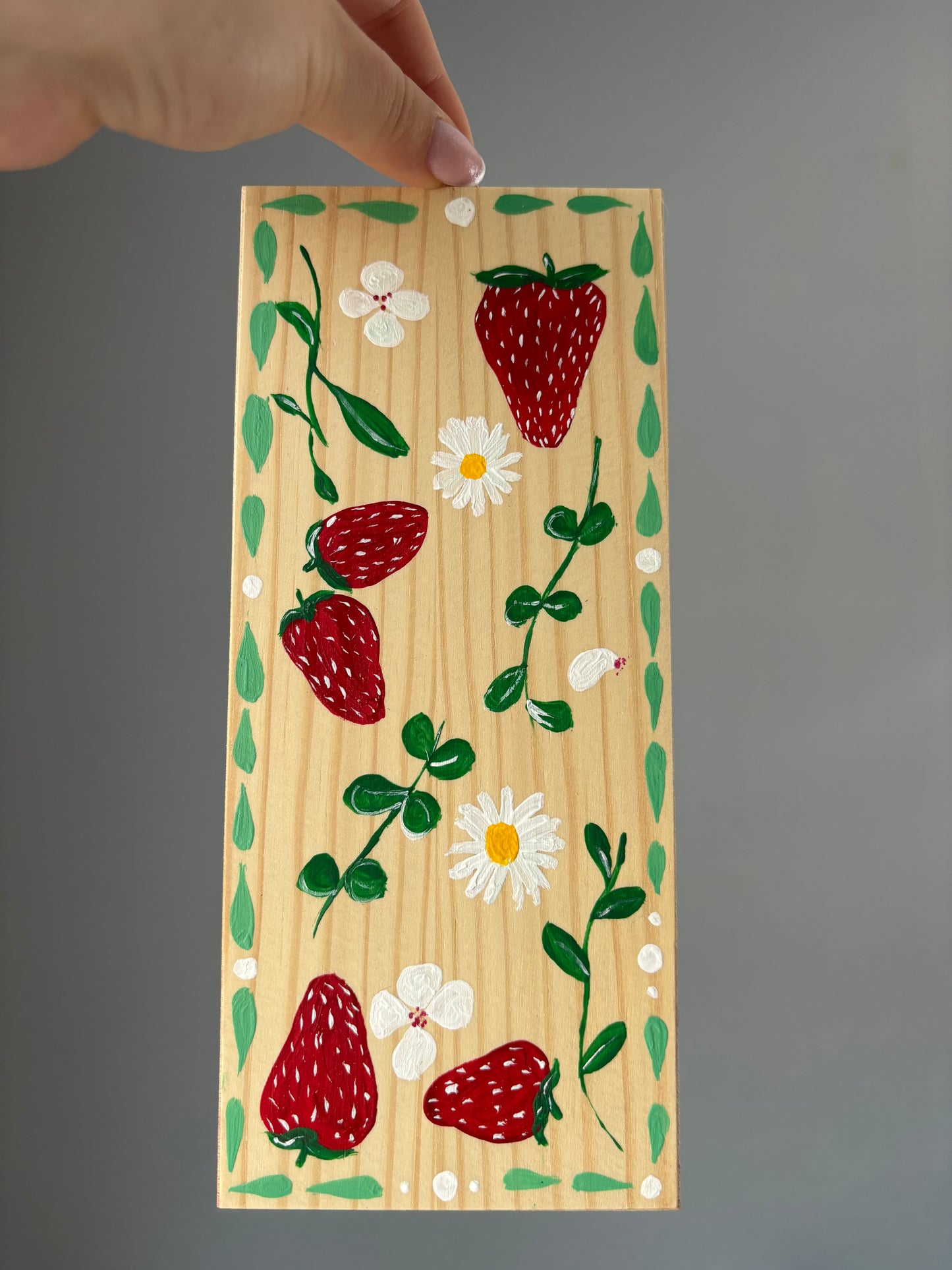 Erdbeeren Wandbild
