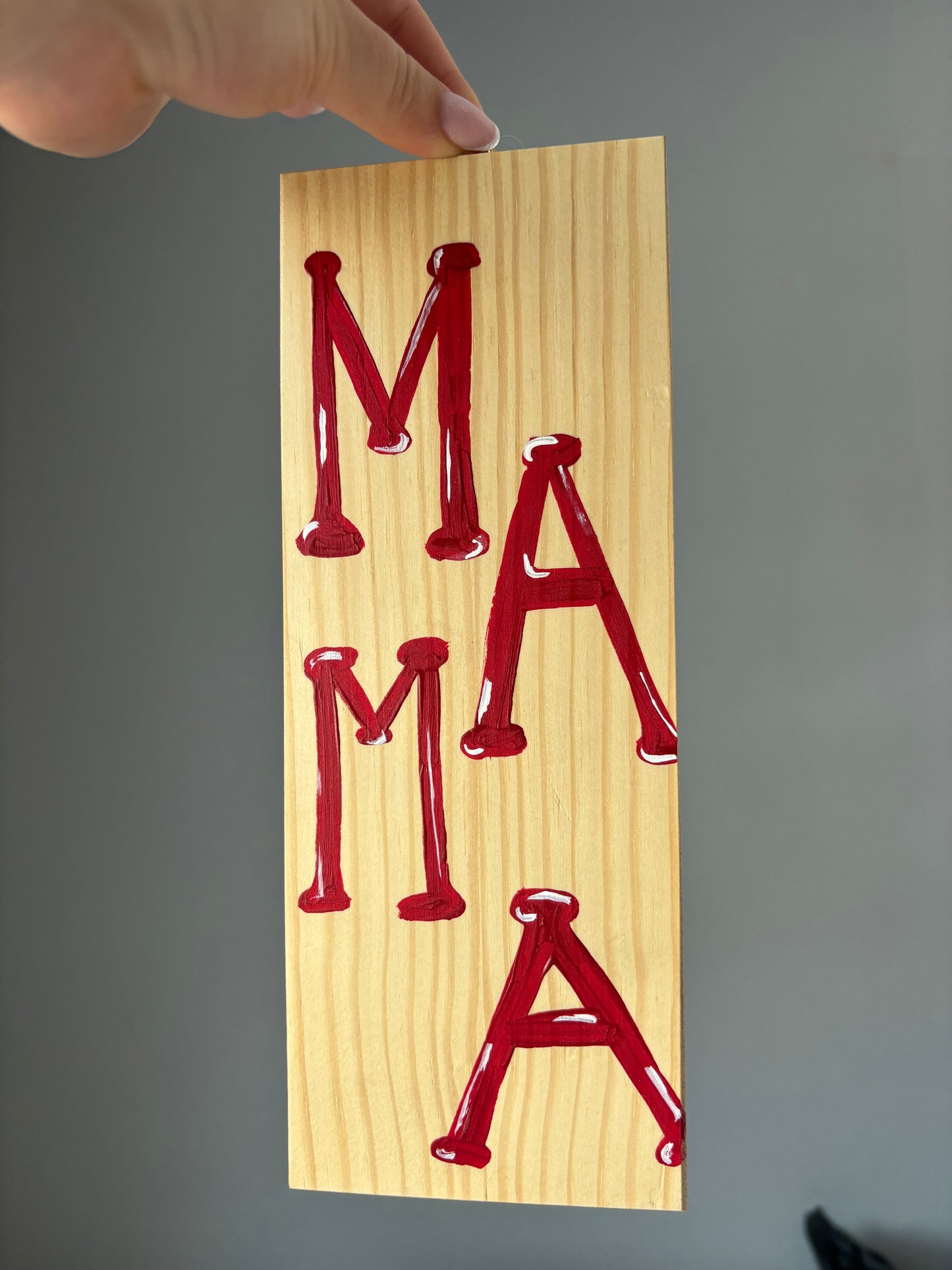 Wandbild mit Schriftzug "MAMA"