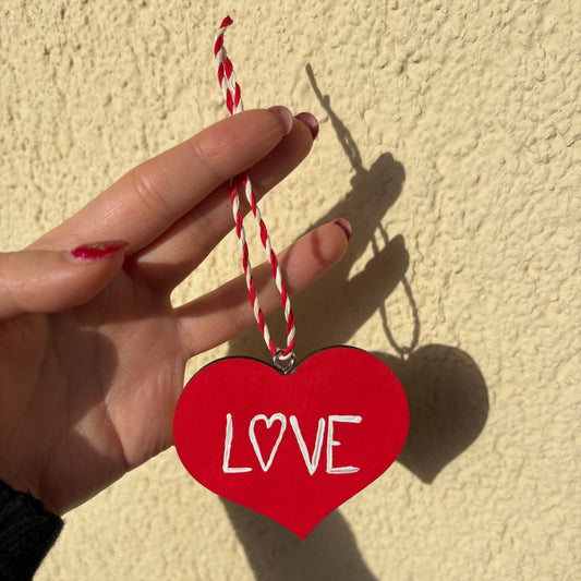 Herzförmiger Anhänger